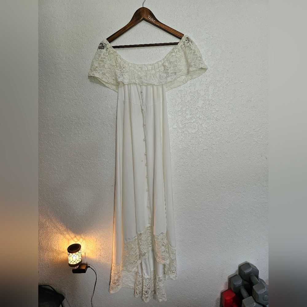 Size small silky long dress